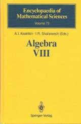 9780387537320-0387537325-Algebra VIII: Representations of Finite-Dimensional Algebras (Encyclopaedia of Mathematical Sciences)