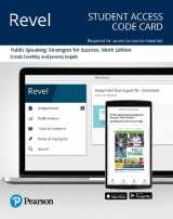 9780134892597-0134892593-Public Speaking: Strategies for Success -- Revel Access Code