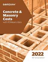 9781955341035-1955341036-Concrete & Masonry Costs With RSMeans Data 2022 (Means Concrete & Masonry Cost Data)