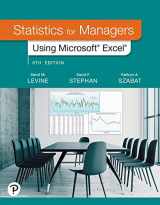 9780135969854-0135969859-Statistics for Managers Using Microsoft Excel [RENTAL EDITION]