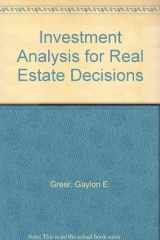 9780884620174-0884620174-Investment Analysis for Real Estate Decisions