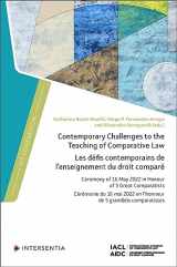 9781839703553-1839703555-Contemporary Challenges to the Teaching of Comparative Law: Ceremony of 16 May 2022 in Honour of 5 Great Comparatists (Ius Comparatum)