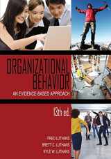 9781681231198-1681231190-Organizational Behavior: An Evidence-Based Approach, 13th Ed.