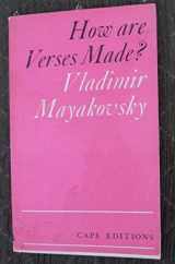 9780224618960-0224618962-How are verses made? (Cape editions, 43)