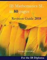 9781983820359-1983820350-IB Mathematics SL in 80 pages: Revision Guide 2018