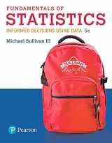 9780134510149-0134510143-Fundamentals of Statistics Plus MyStatLab with Pearson eText -- Access Card Package (5th Edition)