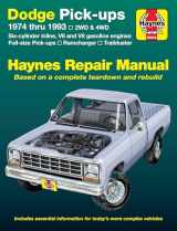 9781563922022-1563922029-Haynes Manuals N. America, Inc. Dodge Fullsize Pickup '74'93