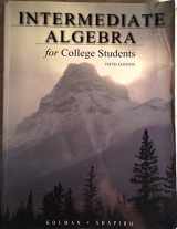 9781932856972-1932856978-Intermediate Algebra For College Students 5Th Fifth Edition