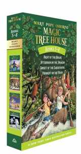 9780375822667-0375822666-Magic Tree House Boxed Set, Books 5-8: Night of the Ninjas, Afternoon on the Amazon, Sunset of the Sabertooth, and Midnight on the Moon