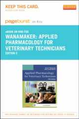9780323226936-0323226930-Applied Pharmacology for Veterinary Technicians - Elsevier eBook on Intel Education Study (Retail Access Card)