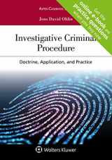 9781543812305-1543812309-Investigative Criminal Procedure: Doctrine, Application, and Practice [Connected Casebook] (Aspen Casebook) (Looseleaf)