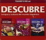 9781618573162-1618573160-Descubre Lengua y cultura del mundo hispanico Level 1 / 1A / 1B Teacher's DVD Set 4 Disc Set