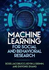 9781462552931-1462552935-Machine Learning for Social and Behavioral Research (Methodology in the Social Sciences Series)