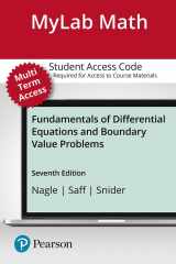 9780134764771-0134764773-Fundamentals of Differential Equations and Boundary Value Problems -- MyLab Math with Pearson eText Access Code (My Math Lab)