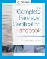 9781337798877-1337798878-The Complete Paralegal Certification Handbook (MindTap Course List)