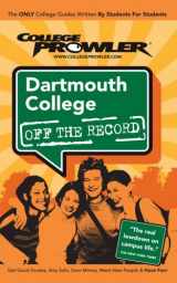 9781427400499-1427400490-Dartmouth College: Off the Record - College Prowler