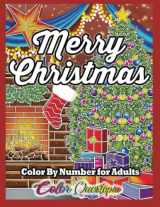 9781954883567-1954883560-Merry Christmas Color by Number for Adults: Festive Holiday Coloring Book with Santa, Snowmen, Reindeer, Elves, Trees and More!