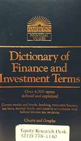 9780764107900-0764107909-Dictionary Of Finance & Investment Terms