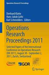 9783642292095-3642292097-Operations Research Proceedings 2011: Selected Papers of the International Conference on Operations Research (OR 2011), August 30 - September 2, 2011, Zurich, Switzerland