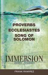 9781426716317-1426716311-Immersion Bible Studies: Proverbs, Ecclesiastes, Song of Solomon