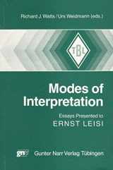 9783878088608-3878088604-Modes of Interpretation: Essays Presented to Ernst Leisi on the Occasion of His 65th Birthday (Tubinger Beitrage Zur Linguistik, 260) (English and German Edition)