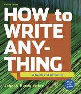 9781319362249-1319362249-How to Write Anything with 2020 APA Update: A Guide and Reference