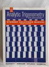 9780470390474-0470390476-Analytic Trigonometry with Applications, Student Solutions Manual