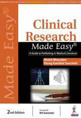 9789386056092-9386056097-Clinical Research Made Easy: A Guide to Publishing in Medical Literature