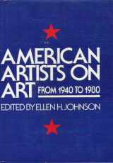 9780064334266-0064334260-American artists on art from 1940 to 1980 (Icon editions)