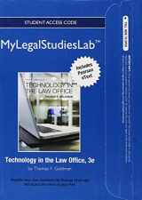 9780133009323-0133009327-Technology in the Law Office (Mylegalstudieslab (Access Codes))
