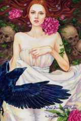9781494379278-1494379279-Pink Peonies and Crow Journal: This journal features a beautiful image by artist Jane Starr Weils on the cover. Pages are lined on one side and blank ... book with your thoughts, words, and sketches.