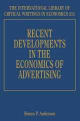 9781783478873-178347887X-Recent Developments in the Economics of Advertising (The International Library of Critical Writings in Economics series, 311)