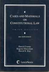 9780820561585-0820561584-Cases and Materials on Constitutional Law (2004 Supplement)