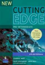 9781405852289-1405852283-New Cutting Edge Pre-Intermediate Students (Book & CD ROM)