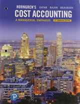 9780134671543-0134671546-Horngren's Cost Accounting: A Managerial Emphasis, Eighth Canadian Edition, Loose Leaf Version