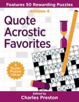9780578452821-0578452820-Quote Acrostic Favorites: Features 50 Rewarding Puzzles (Puzzle Books for Fun)