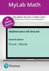 9780136966104-0136966101-Mathematics All Around -- MyLab Math with Pearson eText Access Code