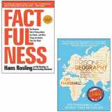 9789123471225-9123471220-Factfulness By Hans Rosling, Prisoners Of Geography By Tim Marshall 2 Books Collection Set