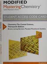 9780321972552-0321972554-Modified MasteringChemistry with Pearson eText -- Standalone Access Card -- for Chemistry: The Central Science (13th Edition)