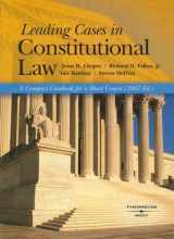 9780314180315-0314180311-Leading Cases in Constitutional Law, 2007 Edition (American Casebook)