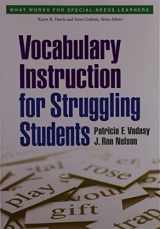 9781462502820-1462502822-Vocabulary Instruction for Struggling Students (What Works for Special-Needs Learners)