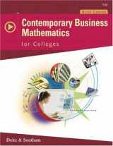 9780324318012-0324318014-Contemporary Business Mathematics for Colleges, Brief Edition (with CD-ROM) (Available Titles CengageNOW)