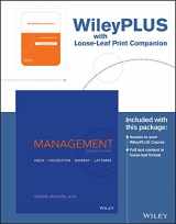 9781119338321-1119338328-Management, 2e WileyPLUS Learning Space Registration Card + Loose-leaf Print Companion