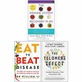 9789124115197-9124115193-The Immune System Recovery Plan, Eat To Beat Disease, The Telomere Effect 3 Books Collection Set