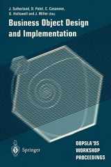 9783540760962-3540760962-Business Object Design and Implementation: OOPSLA'95 Workshop Proceedings