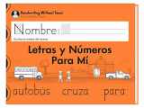 9781939814739-1939814731-Learning Without Tears Letras y Números para Mí (Student Edition, Spanish)- Handwriting Without Tears- Kindergarten, Shapes, Letters, Numbers, Coloring- for School and Home Use