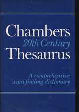 9780521600132-0521600138-Chambers 20th Century Thesaurus
