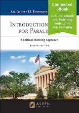 9781543858471-1543858473-Introduction to Law for Paralegals: A Critical Thinking Approach [Connected eBook](Aspen Paralegal)