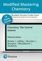 9780137542758-0137542755-Chemistry: The Central Science -- Modified Mastering Chemistry with Pearson eText Access Code