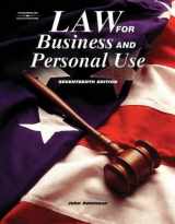 9780538440516-0538440511-Law for Business and Personal Use